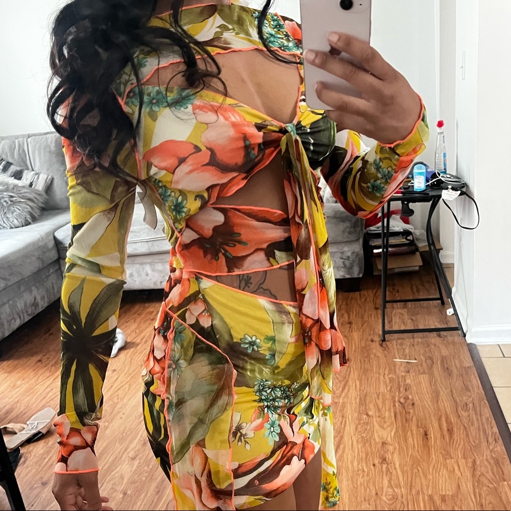 Flower girl cut it out dress